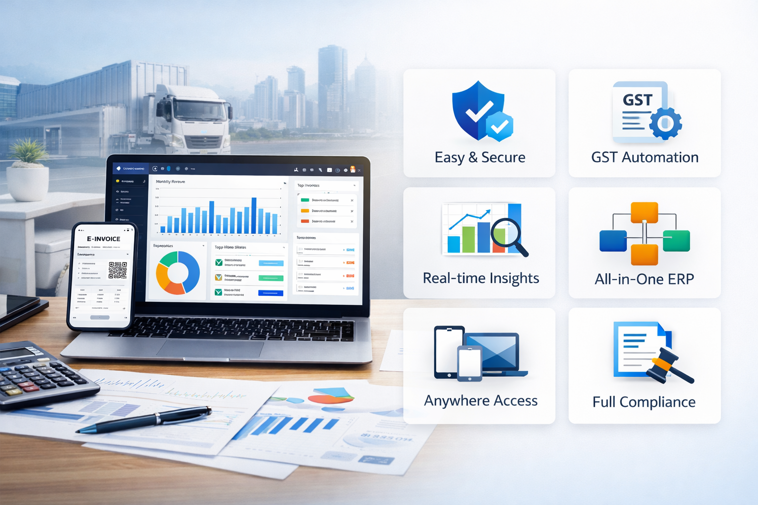 Business dashboard interface